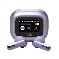 JBL Live Flex 3 - Purple - True wireless noise-cancelling open-stick earbuds - Hero